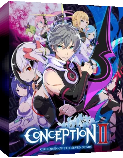 Conception II - Nanahoshi no Michibiki to Mazuru no Akumu — box-3D (JP)