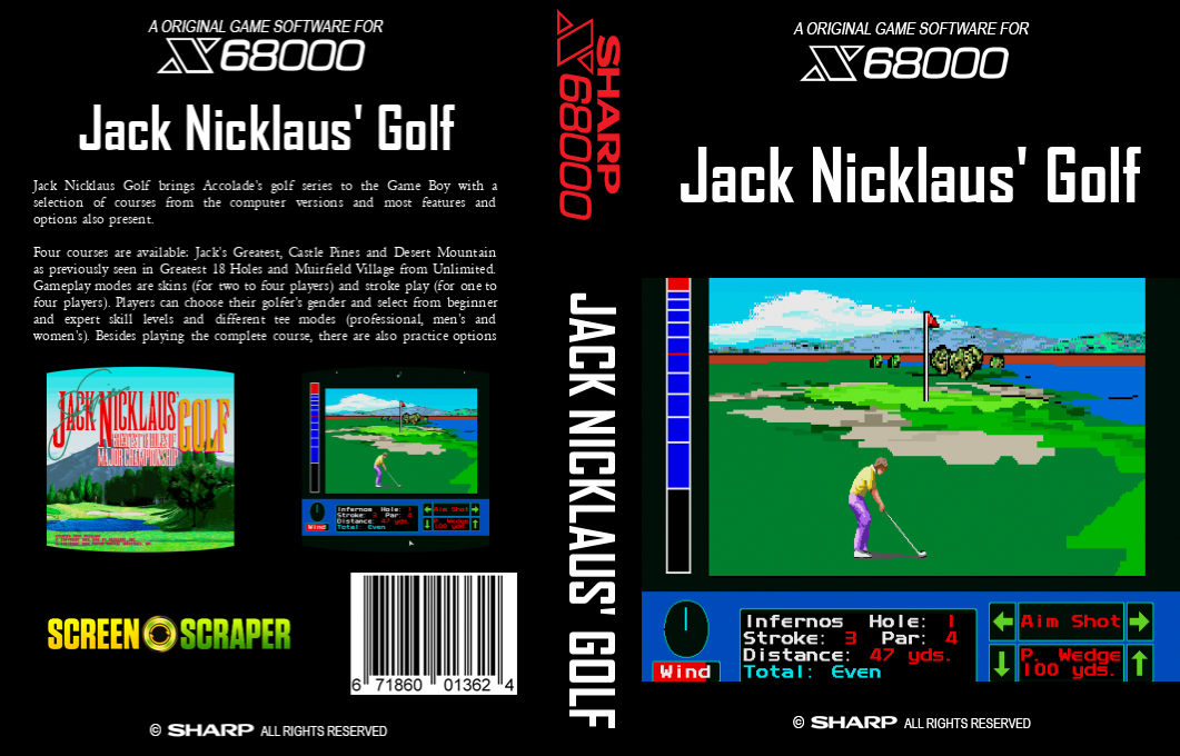 Jack Nicklaus' Golf — box-texture (SS)
