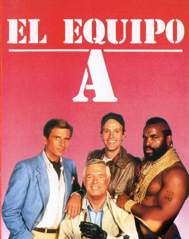 Equipo A, El box art