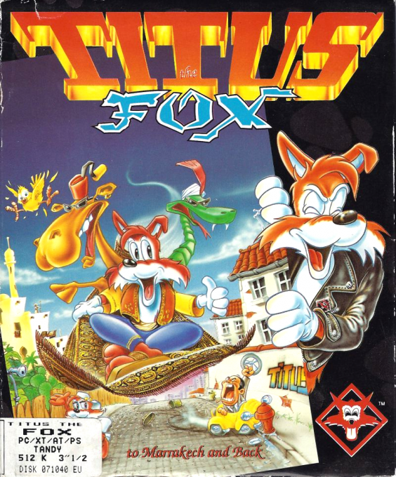 Titus The Fox - To Marrakech And Back — box-2D (EU)