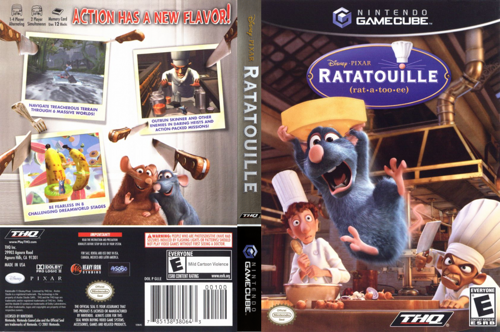 Disney-Pixar Ratatouille — box-texture (US)
