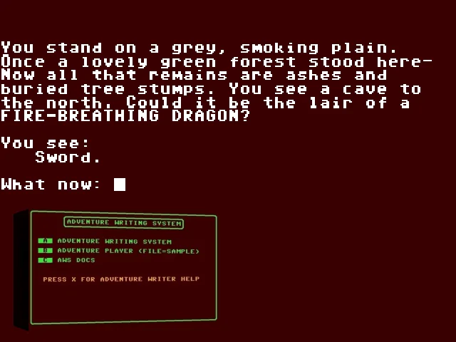 Adventure Writing System — mixrbv2 (WOR)