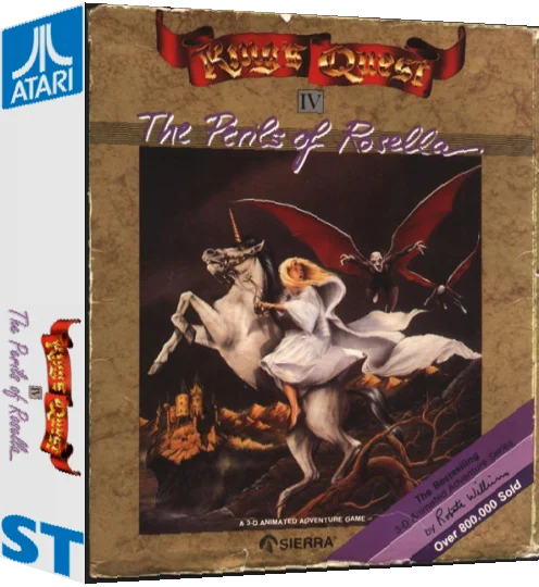 King's Quest 4 - The Perils Of Rosella — box-3D (EU)