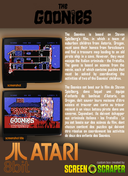 Goonies, The — box-2D-back (SS)