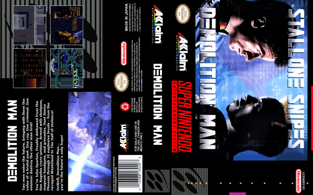 Demolition Man — box-texture (US)