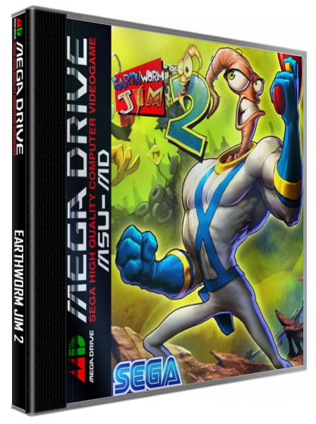 Earthworm Jim II — box-3D (WOR)