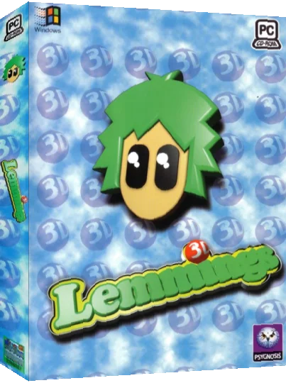 3D Lemmings — box-3D (EU)