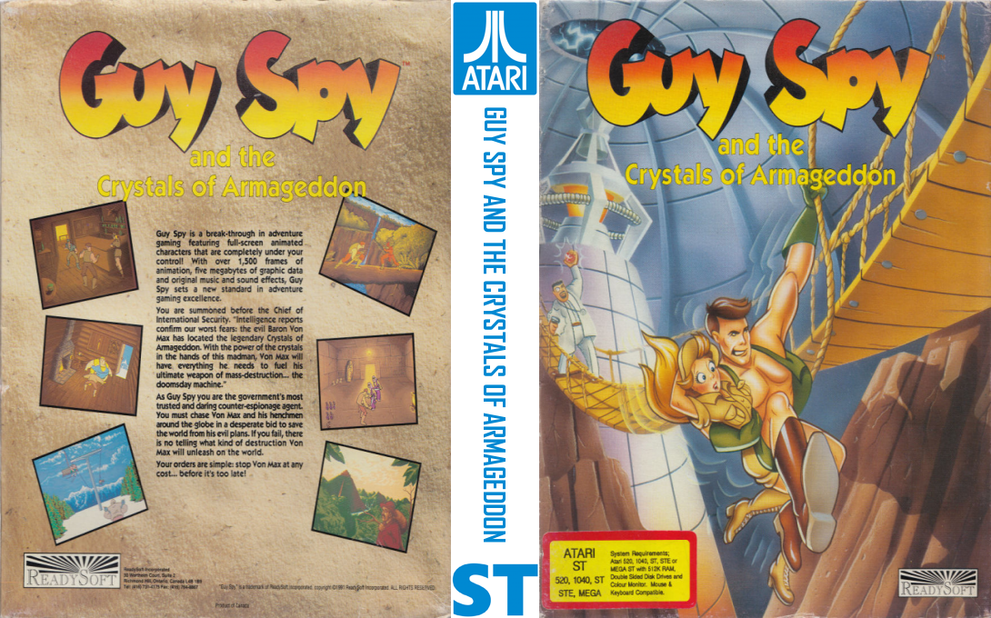 Guy Spy And The Crystals Of Armageddon — box-texture (US)