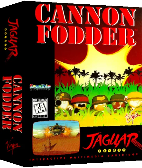 Cannon Fodder — box-3D (US)