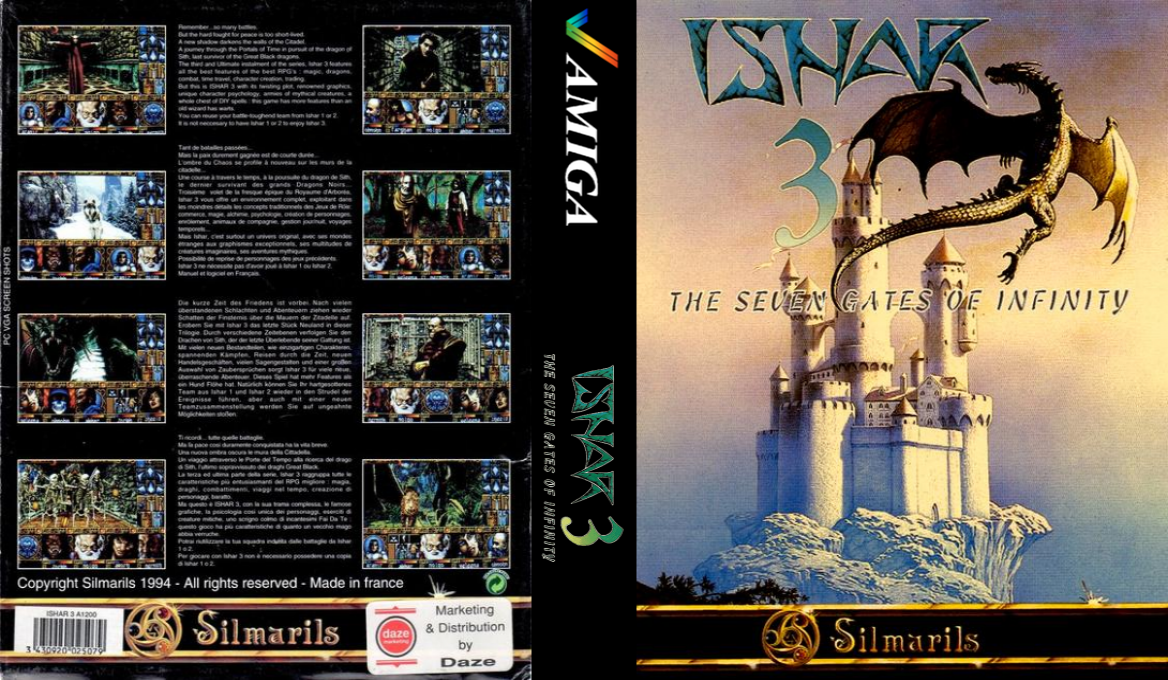 Ishar 3 - The Seven Gates of Infinity — box-texture (EU)