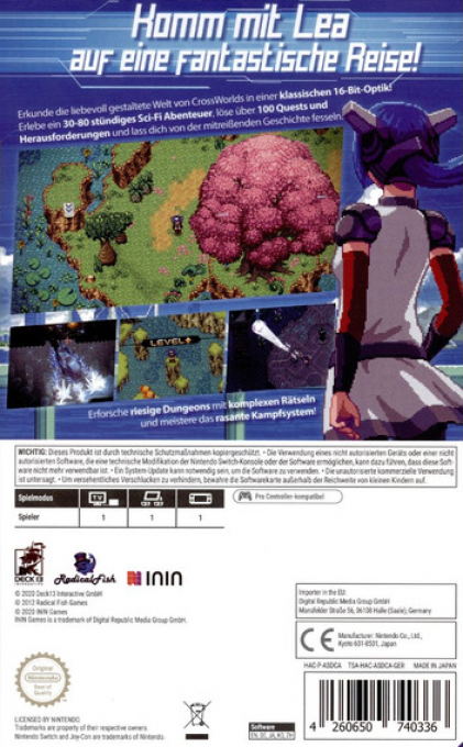 CrossCode — box-2D-back (DE)