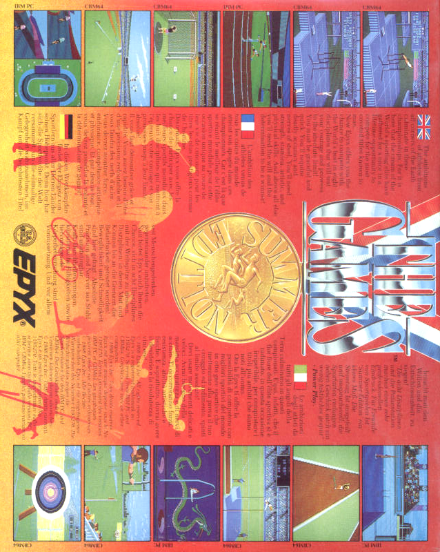 Games, The - Summer Edition — box-2D-back (EU)