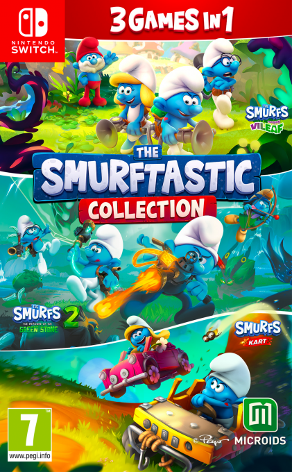 Smurfastic Collection 3 in 1, The box art