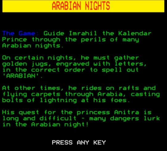 Tales Of The Arabian Nights — sstitle (EU)