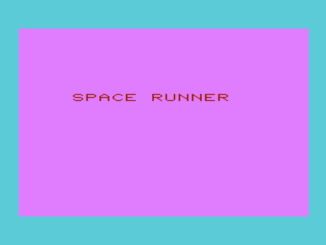 Space Runner — sstitle (WOR)
