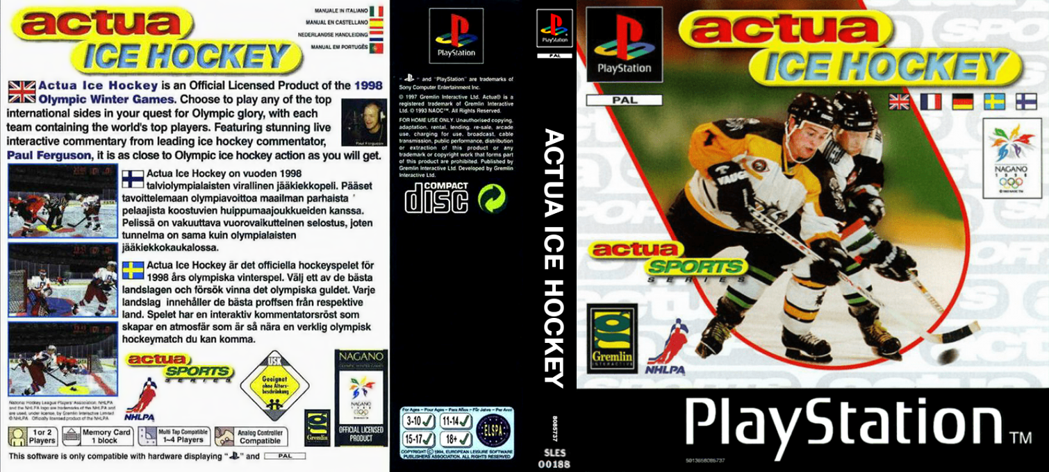 Actua Ice Hockey — box-texture (EU)