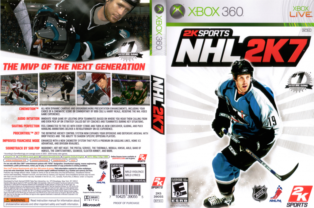 NHL 2K7 — box-texture (US)