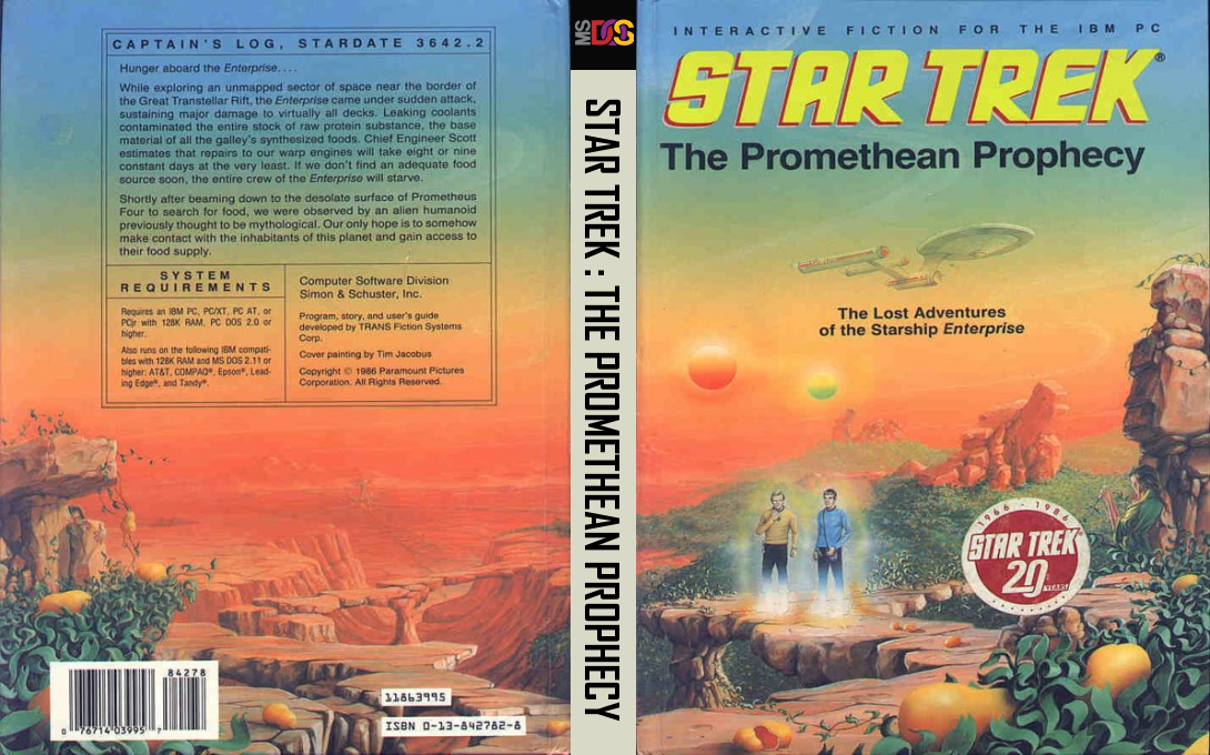 Star Trek - The Promethean Prophecy — box-texture (US)