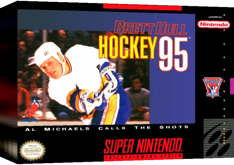 Brett Hull Hockey 95 — box-3D (US)
