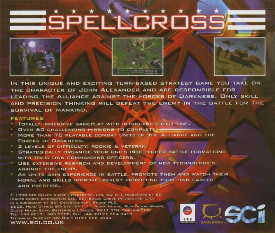 Spellcross — box-2D-back (CUS)