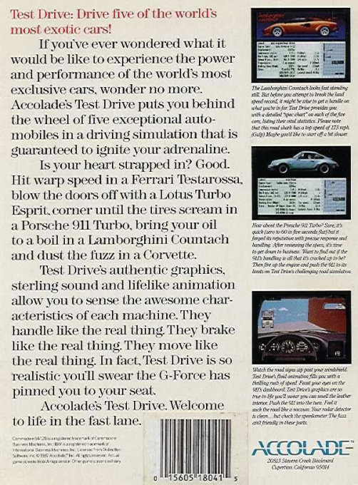 Test Drive — box-2D-back (US)