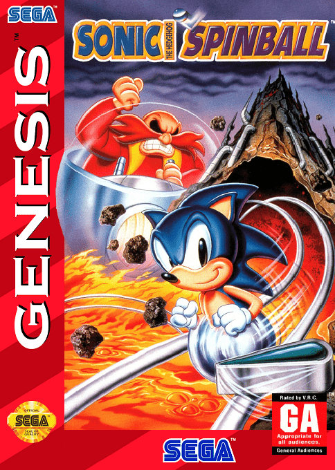 Sonic the Hedgehog Spinball box art