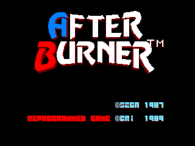 After Burner — sstitle (JP)