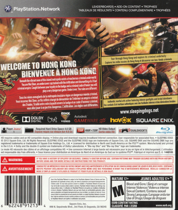 Sleeping Dogs — box-2D-back (CA)