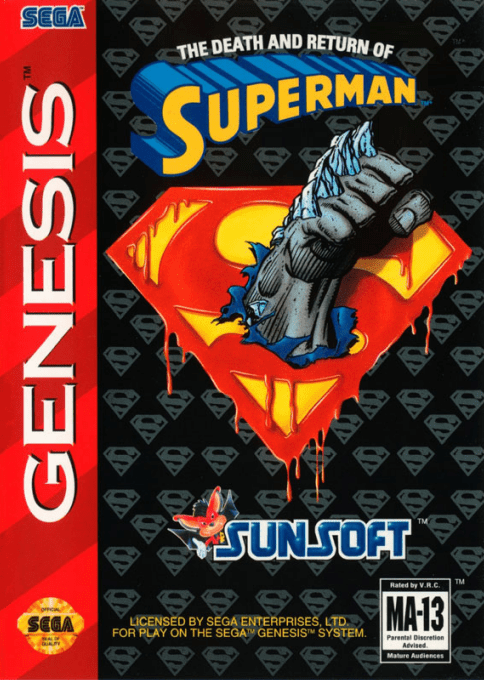 Death And Return Of Superman, The box art