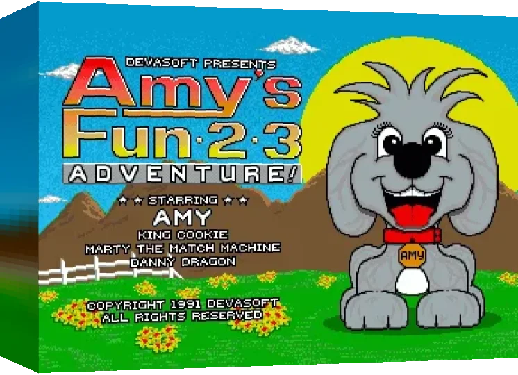Amy's Fun-2-3 Adventure — box-3D (WOR)