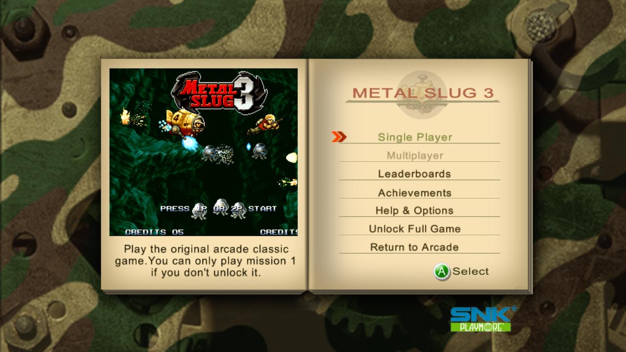 Metal Slug XX — sstitle (WOR)