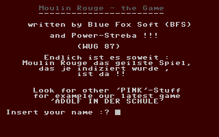 Moulin Rouge : The Game — sstitle (DE)
