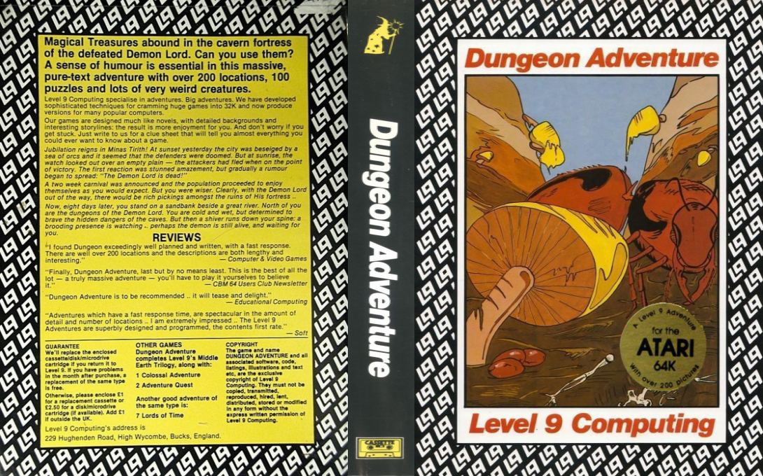 Dungeon Adventure — box-texture (EU)
