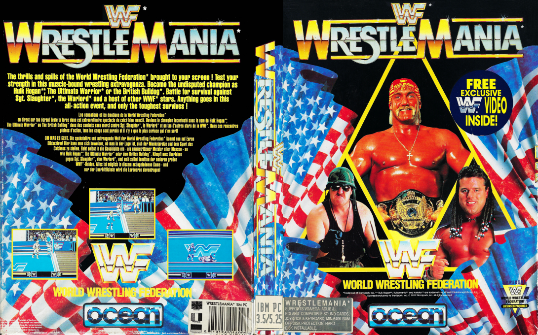 WWF Wrestlemania — box-texture (EU)