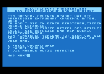 Erste D And D Adventure, Das — ss (WOR)