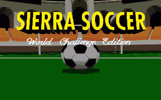 Sierra Soccer - World Challenge Edition — sstitle (WOR)