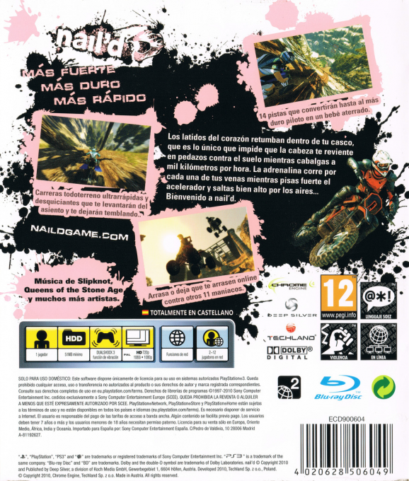 Nail'd — box-2D-back (SP)