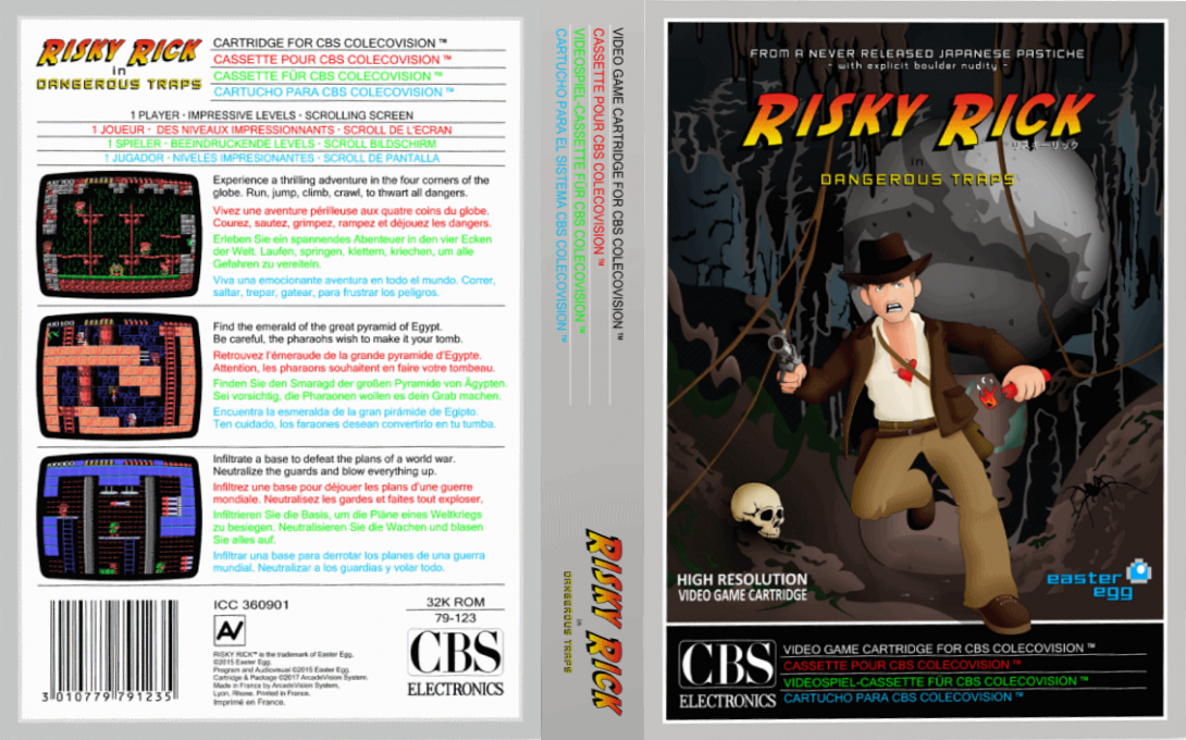 Risky Rick in Dangerous Traps — box-texture (WOR)