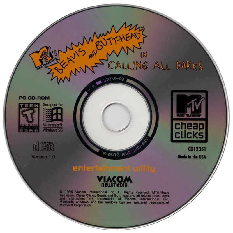 Beavis and Butt-Head in Calling All Dorks — support-2D (WOR)
