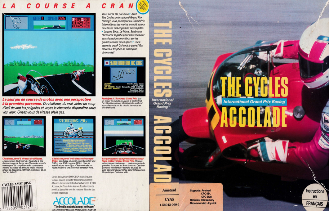 Cycles, The - International Grand Prix Racing — box-texture (FR)