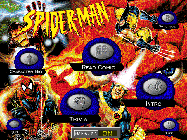 Spider-Man: Interactive CD-ROM Comic Book! — sstitle (WOR)