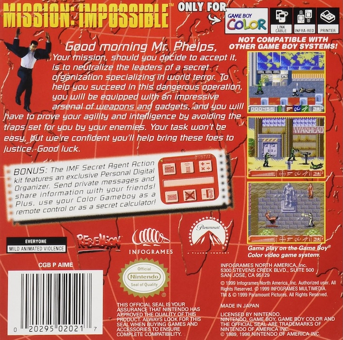 Mission : Impossible — box-2D-back (US)