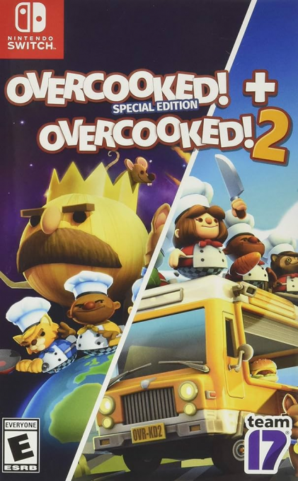 Overcooked! plus Overcooked! 2 box art