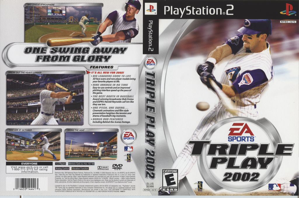Triple Play 2002 — box-texture (US)