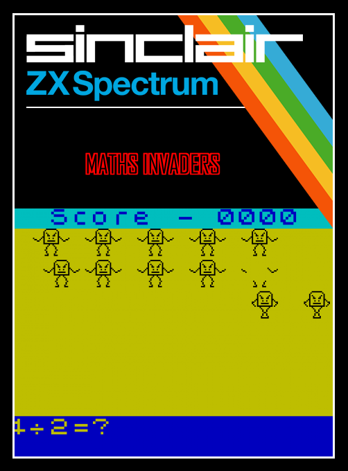 Maths Invaders box art
