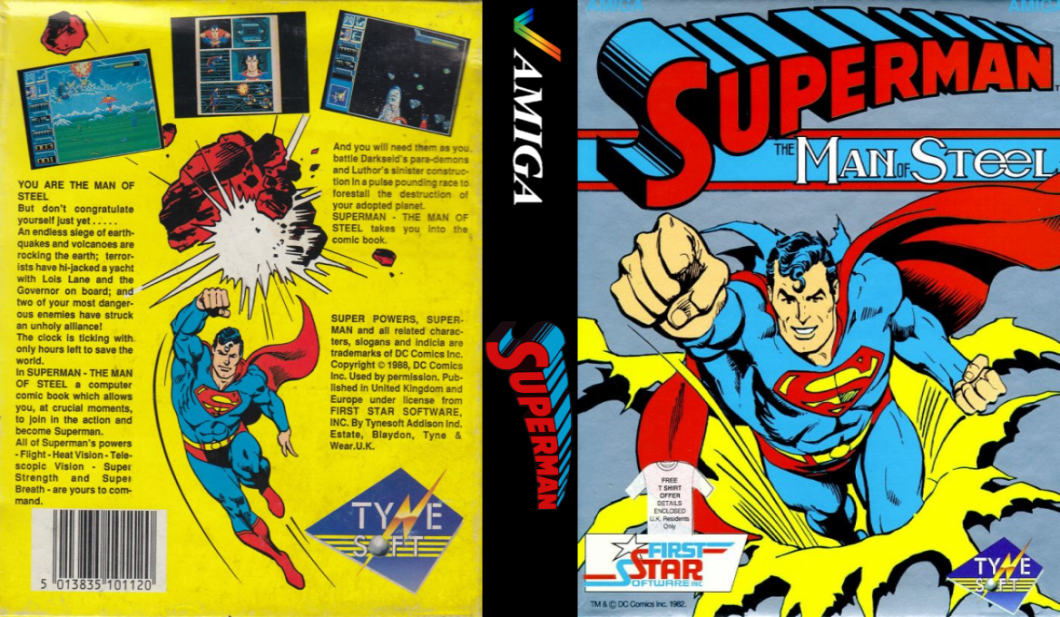 Superman - The Man of Steel — box-texture (EU)