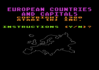 European Countries And Capitals — ss (WOR)