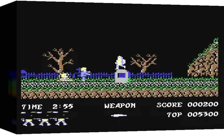 Ghosts'n Goblins 2 — box-3D (WOR)