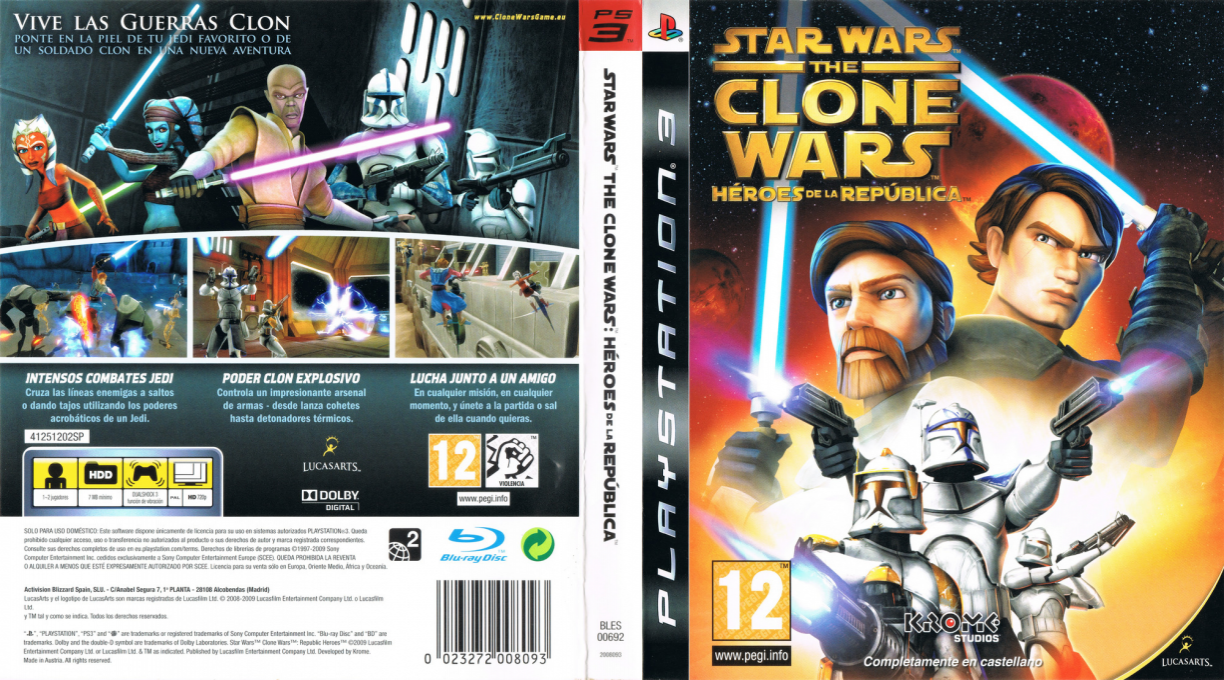 Star Wars - The Clone Wars - Republic Heroes — box-texture (SP)