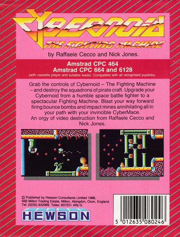 Cybernoid - The Fighting Machine — box-2D-back (EU)